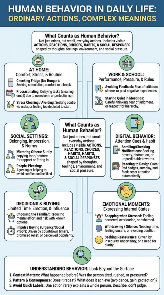 Examples of Human Behavior in Daily Life