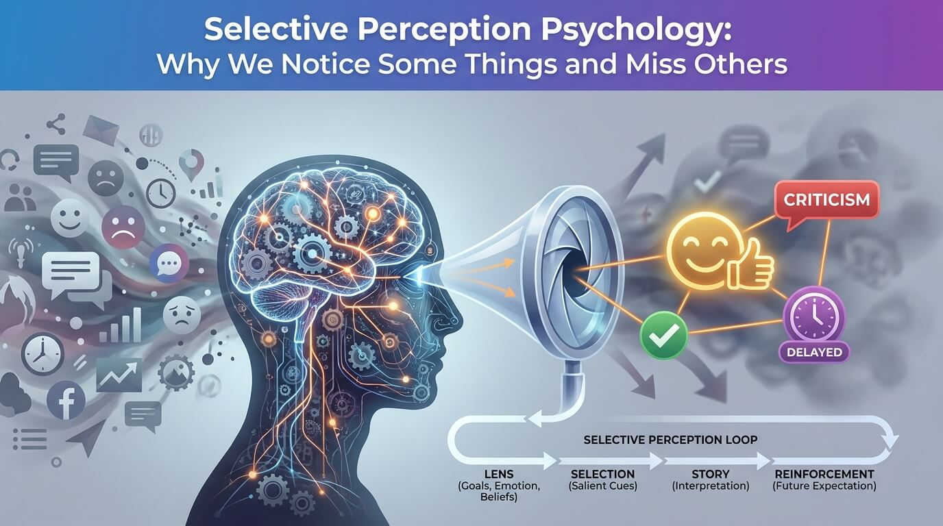 Selective Perception Psychology: Why We Notice Some Things and Miss Others
