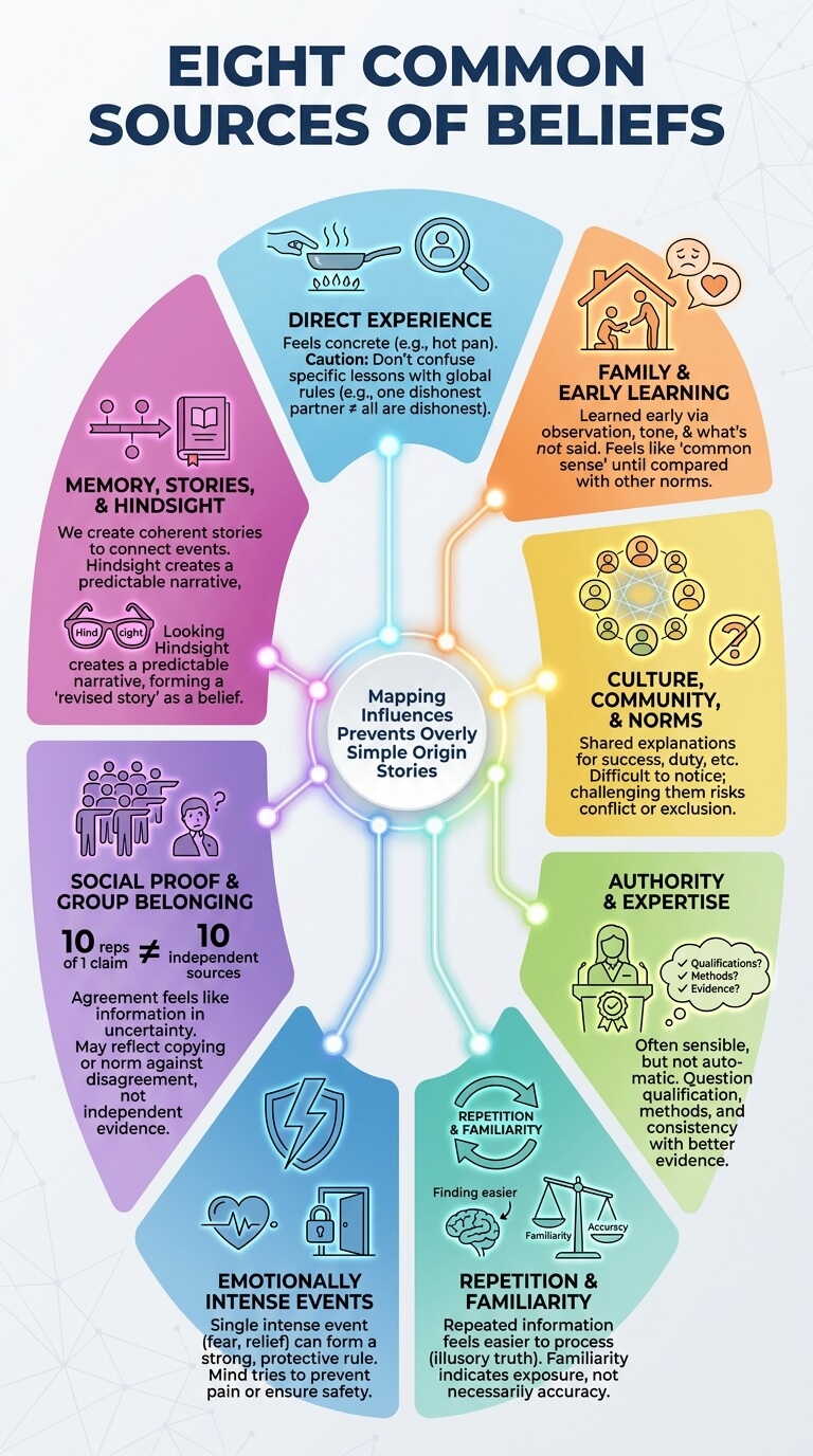 Eight Common Sources of Beliefs