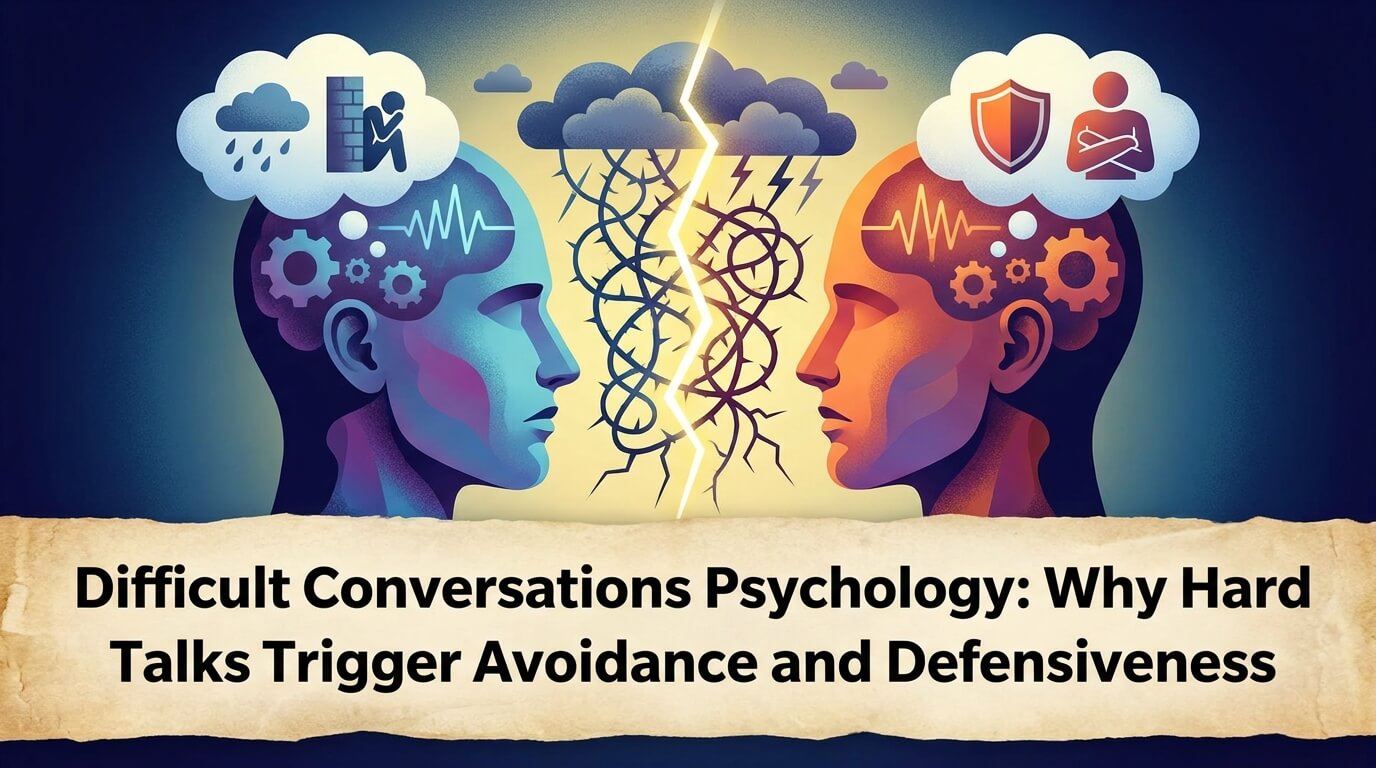 Difficult Conversations Psychology: Why Hard Talks Trigger Avoidance and Defensiveness thumbnail