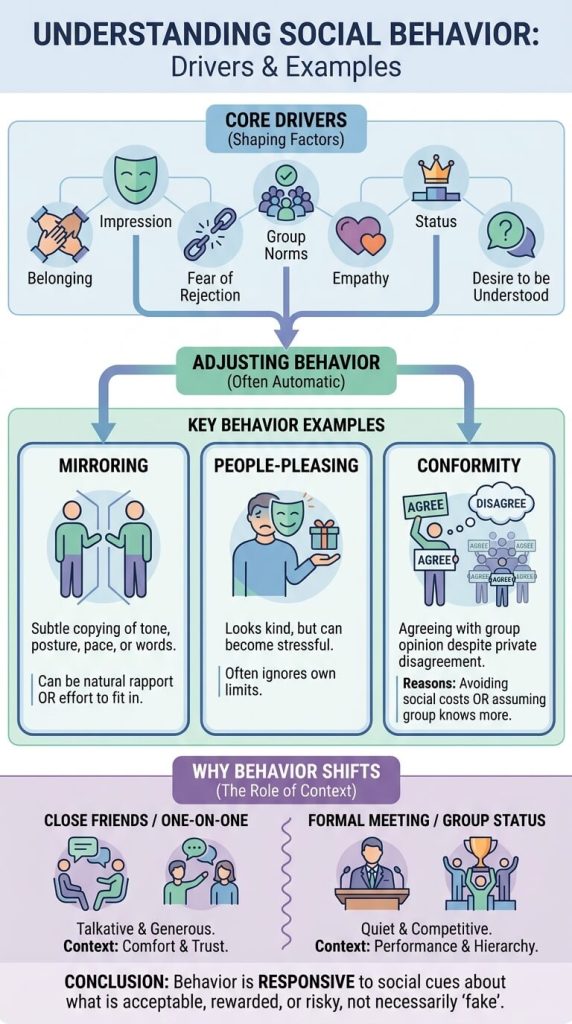 Examples of Human Behavior in Daily Life