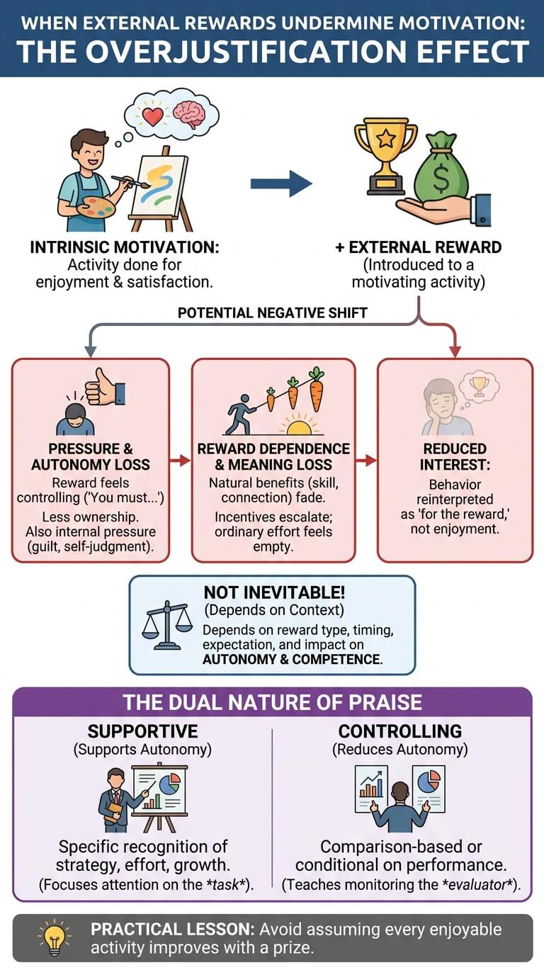 When External Rewards Undermine Motivation