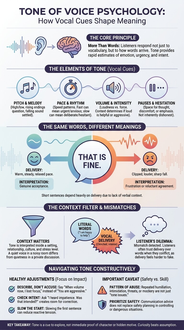 Tone of Voice Psychology: How Vocal Cues Change Meaning
