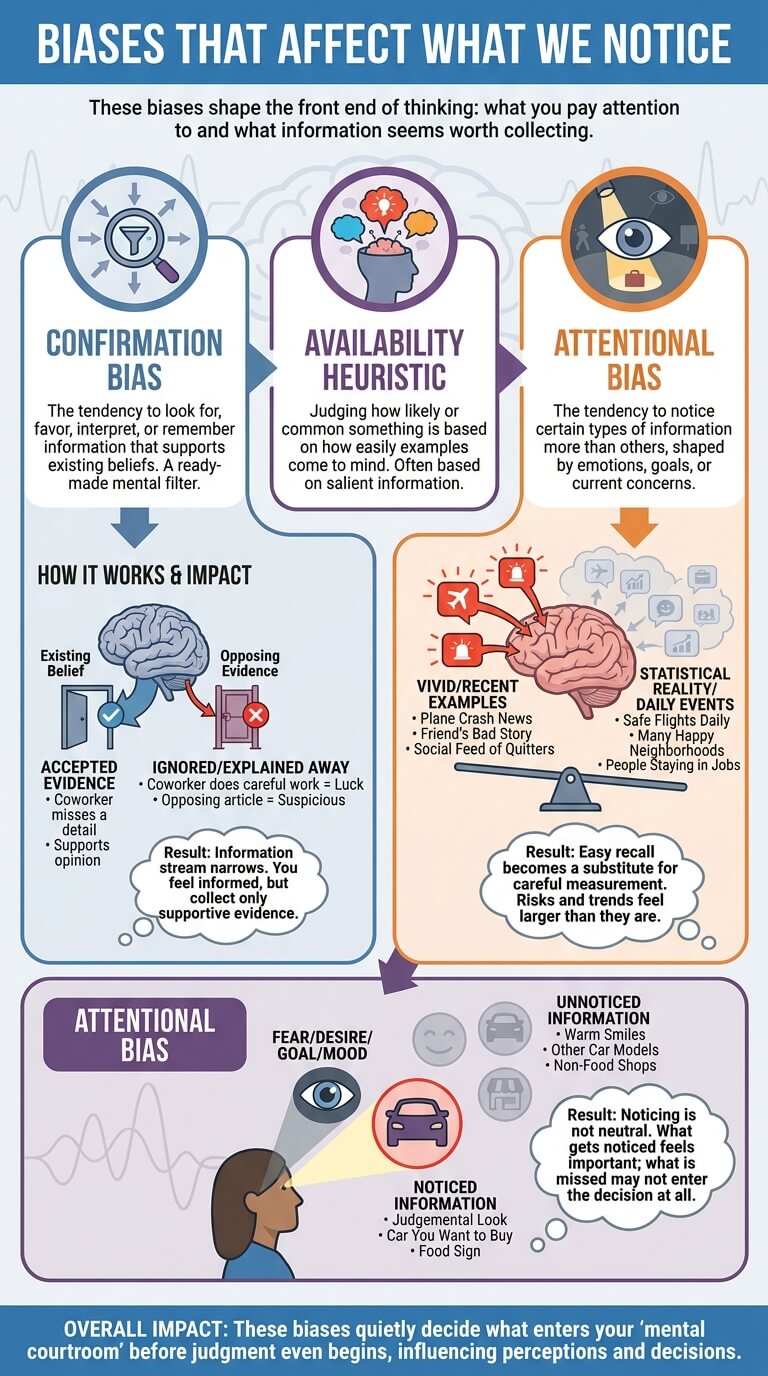 Biases That Affect What We Notice