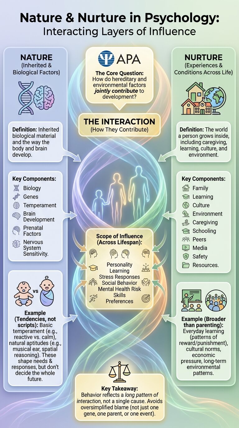 What Nature and Nurture Mean in Psychology