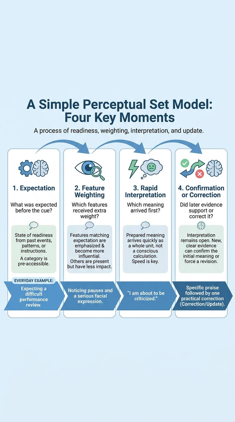 A Simple Perceptual Set Model