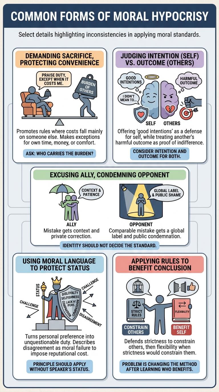 Common Forms of Moral Hypocrisy