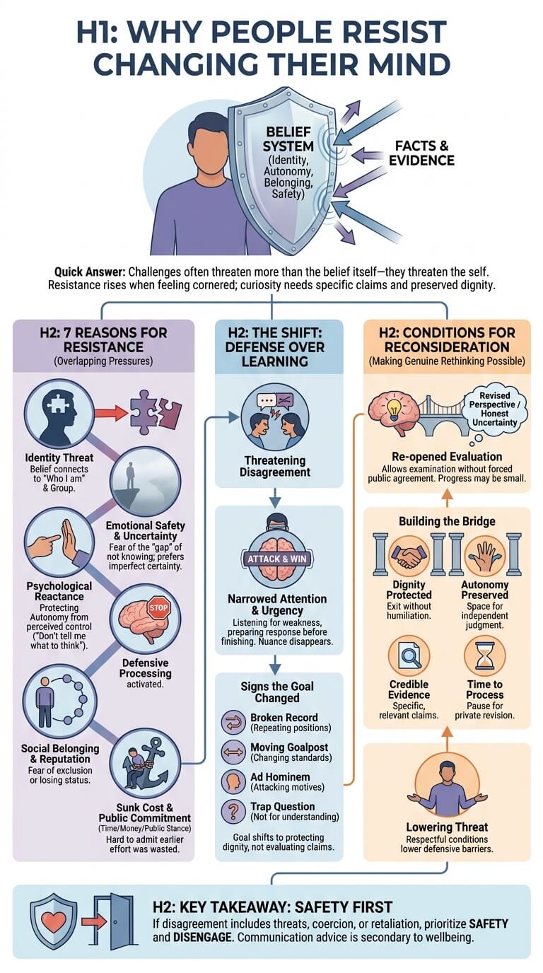 Why People Resist Changing Their Mind