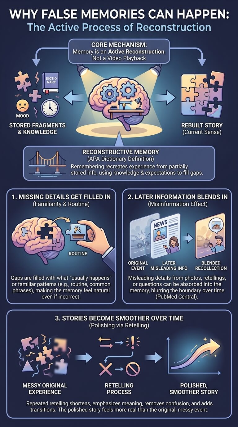 Why False Memories Can Happen