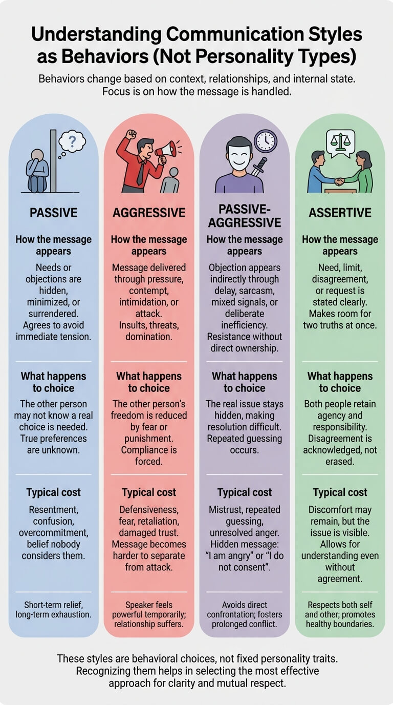 Assertive vs Passive, Aggressive, and Passive-Aggressive Communication