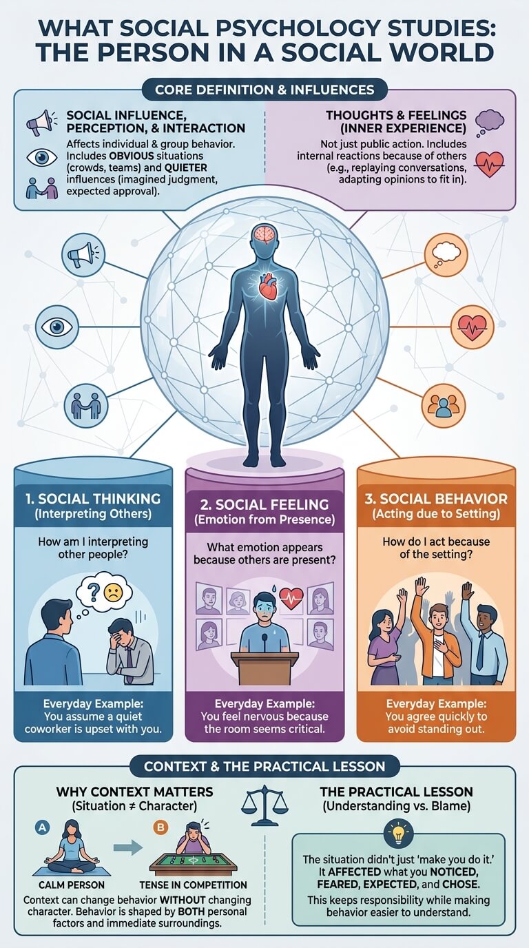 What Social Psychology Studies