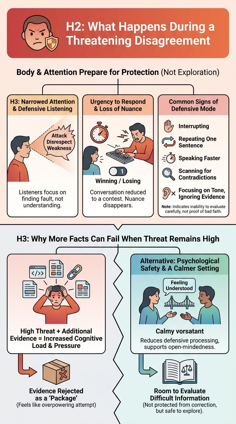 What Happens During a Threatening Disagreement