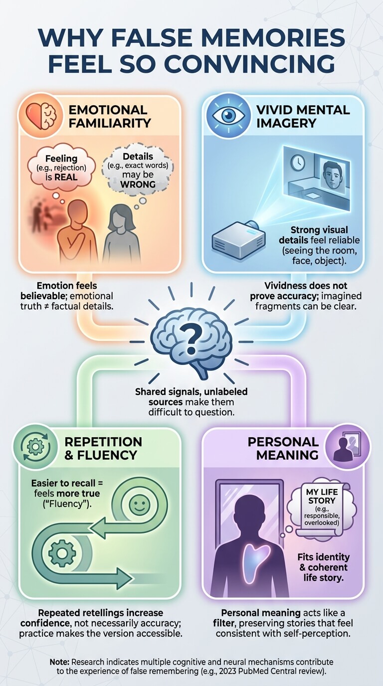 Why False Memories Feel So Convincing