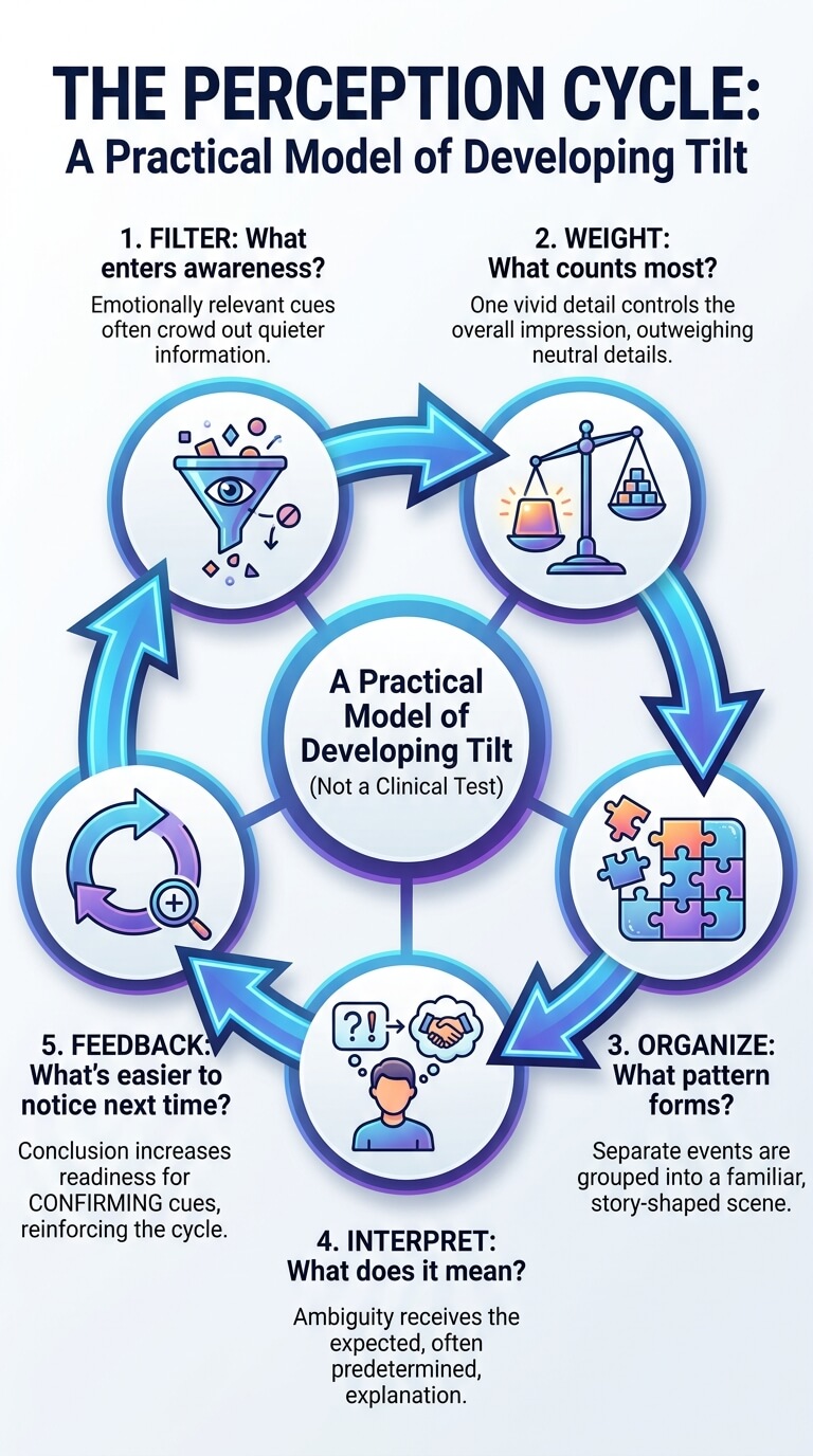 The Filter-Weight-Organize-Interpret Cycle