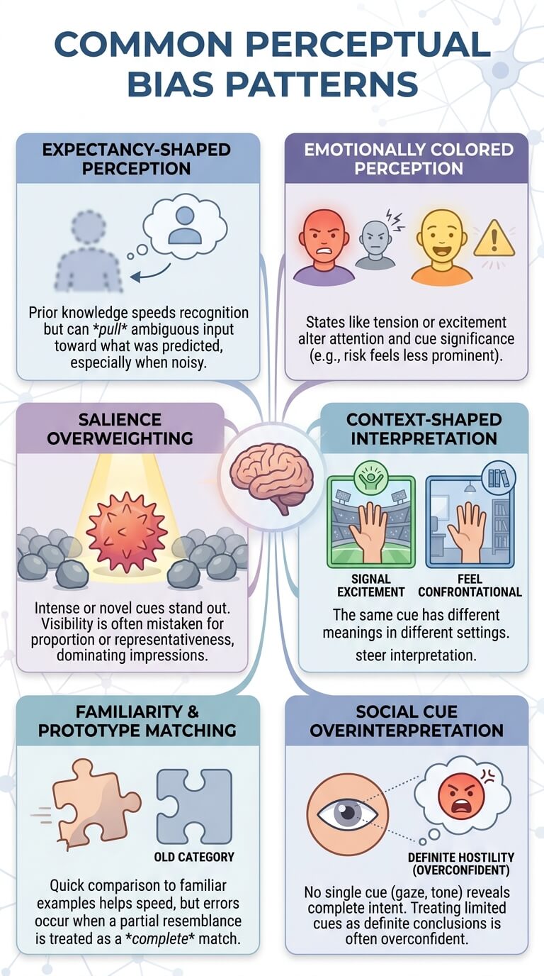Common Perceptual Bias Patterns