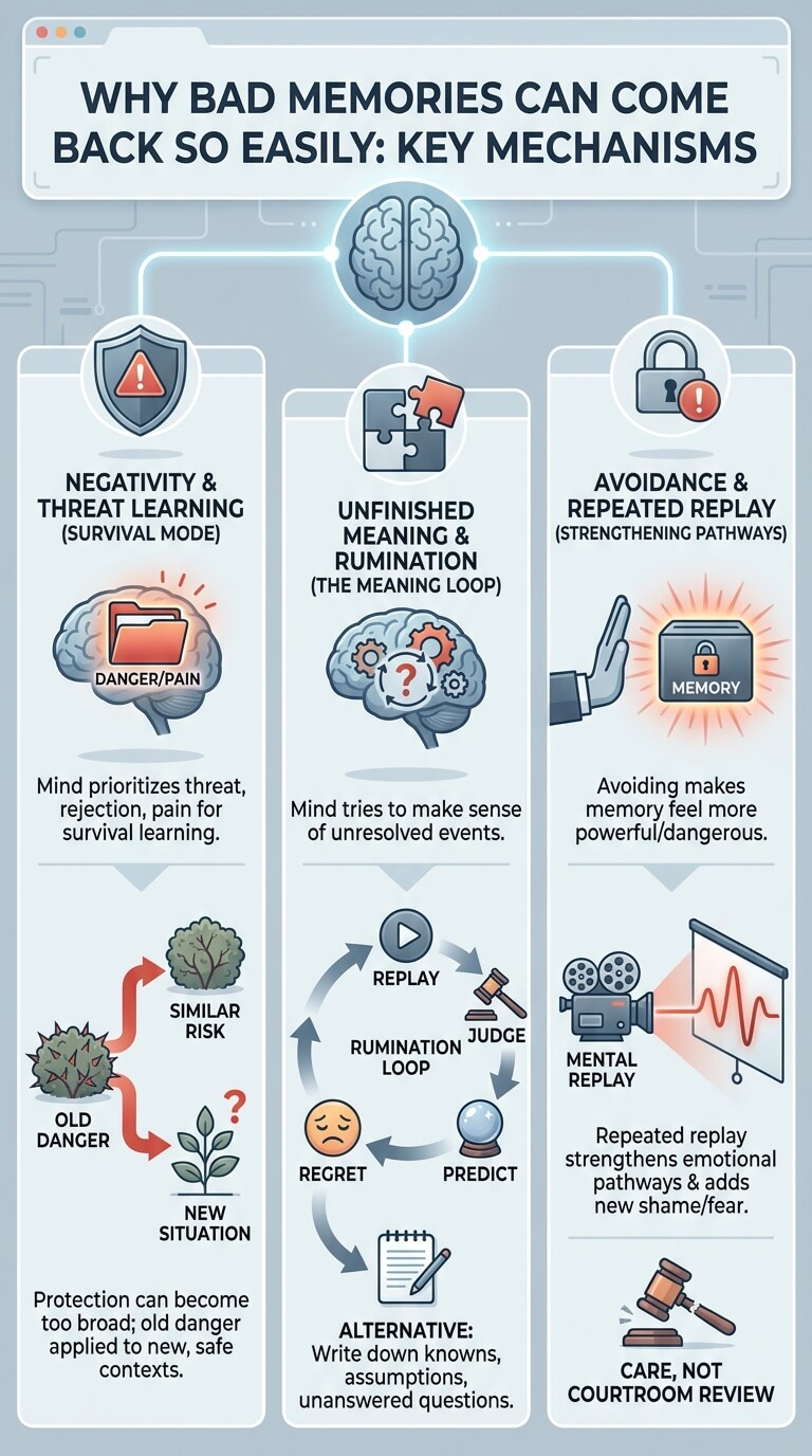Why Bad Memories Can Come Back So Easily