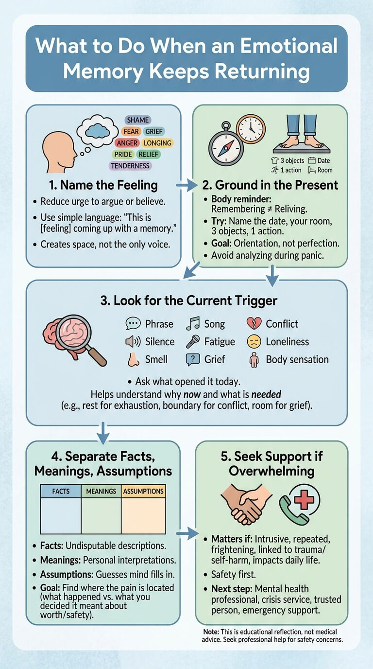 What to Do When an Emotional Memory Keeps Returning
