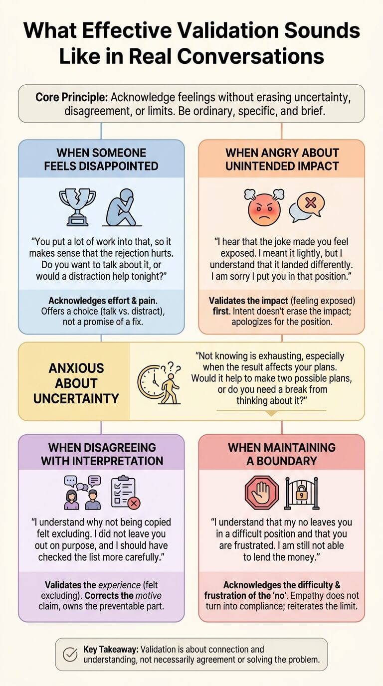 What Validation Sounds Like in Real Conversations