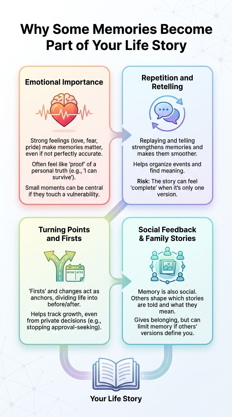 Why Some Memories Become Part of Your Life Story