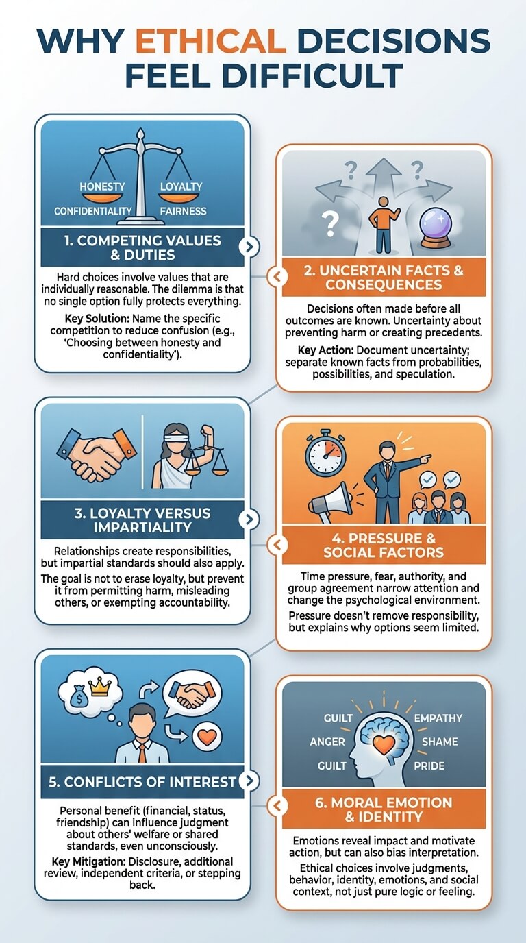 Why Ethical Decisions Feel Difficult