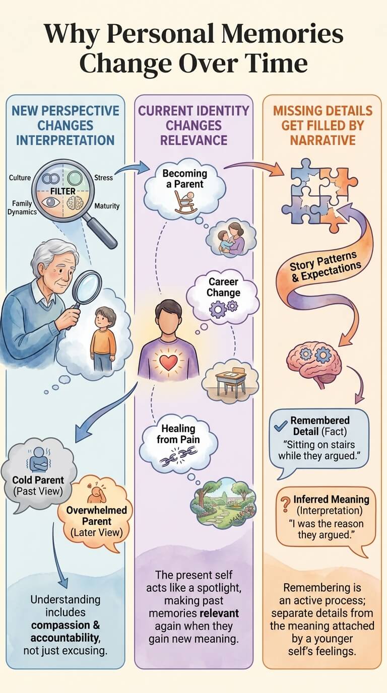 Why Personal Memories Change Over Time