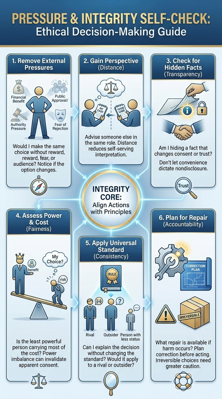 A Pressure and Integrity Self-Check