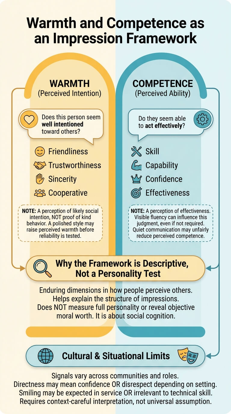 Warmth and Competence as an Impression Framework