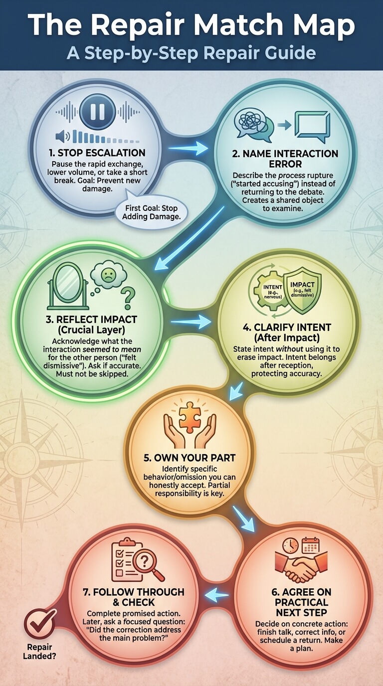 A Step-by-Step Repair Map