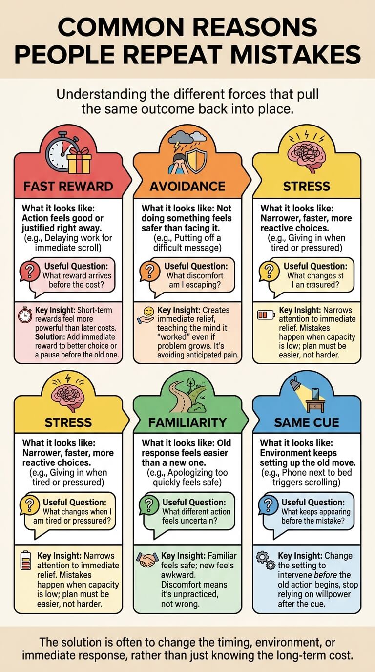 Common Reasons People Repeat Mistakes