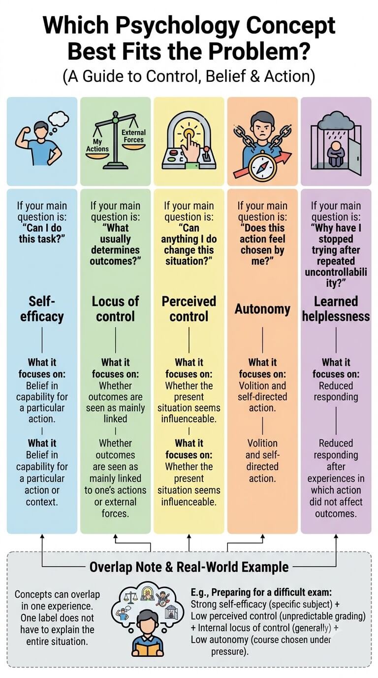 Which Psychology Concept Best Fits the Problem?