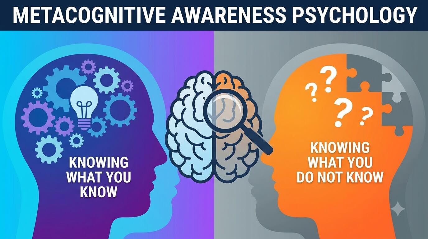 Metacognitive Awareness Psychology: Knowing What You Know and Do Not Know thumbnail