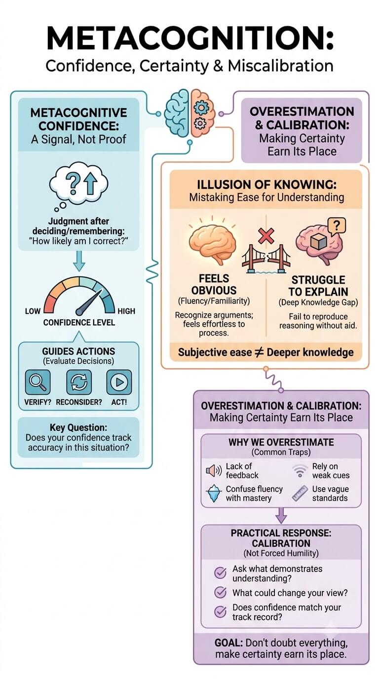 Confidence, Certainty, and Miscalibration