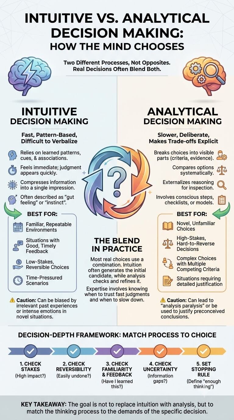 Intuitive vs Analytical Decision Making
