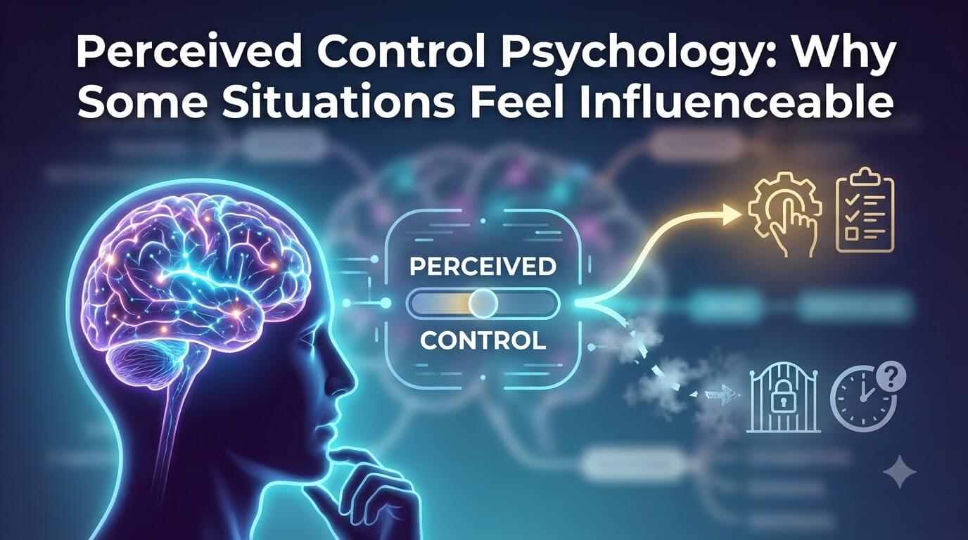 Perceived Control Psychology: Why Some Situations Feel Influenceable