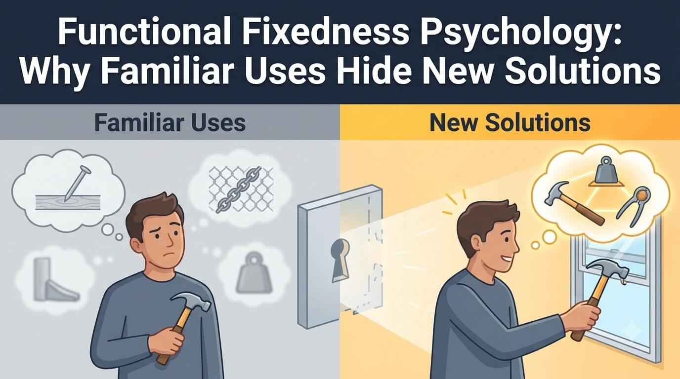 Functional Fixedness Psychology: Why Familiar Uses Hide New Solutions thumbnail