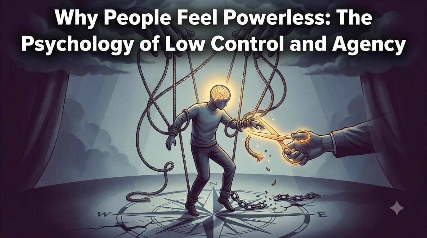 Why People Feel Powerless: The Psychology of Low Control and Agency