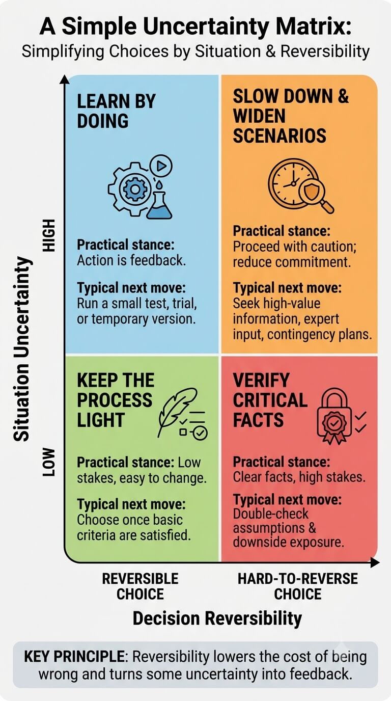 A Simple Uncertainty Matrix