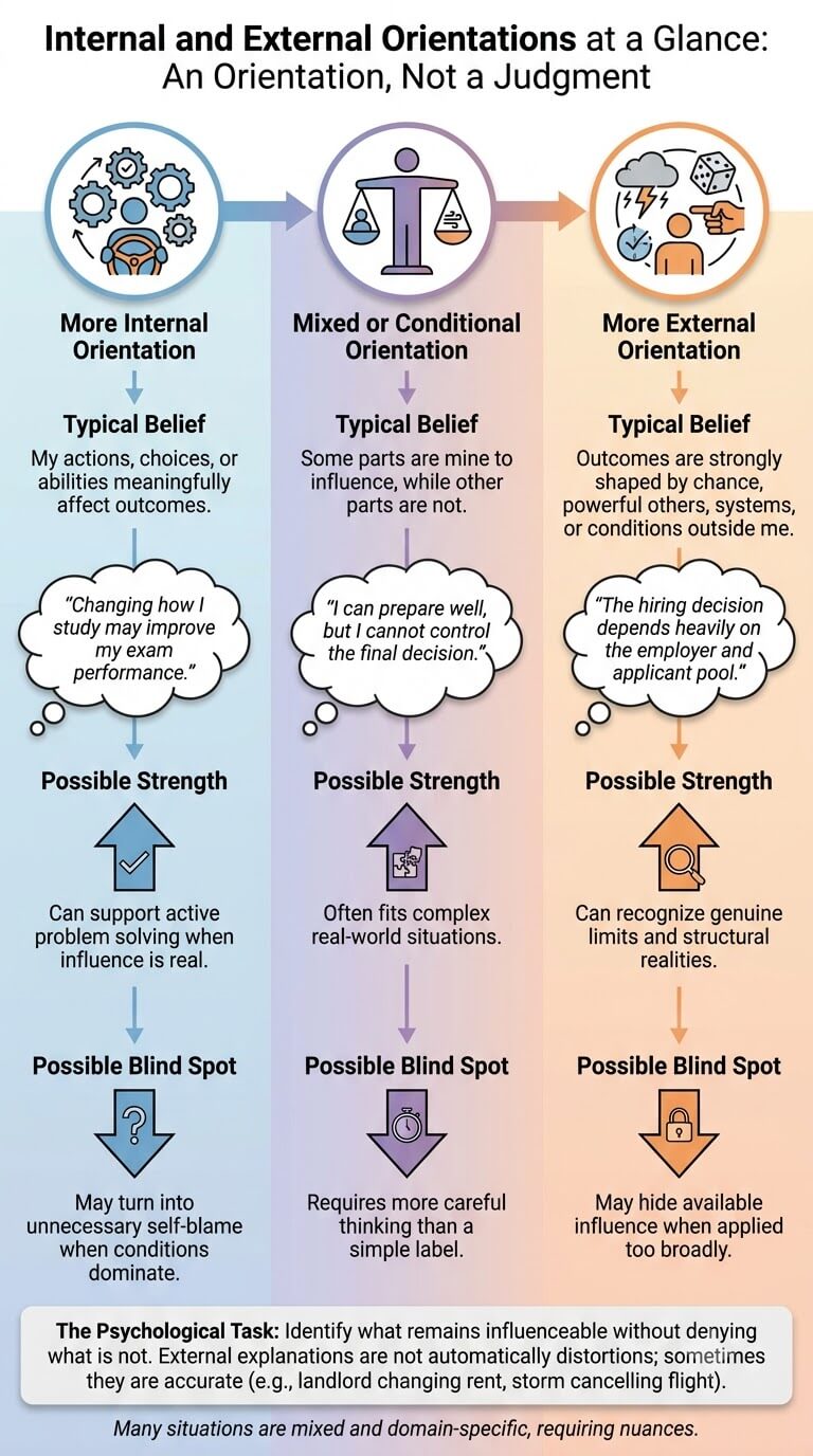 Internal and External Orientations at a Glance