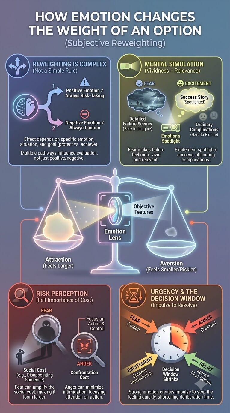 How Emotion Changes the Weight of an Option