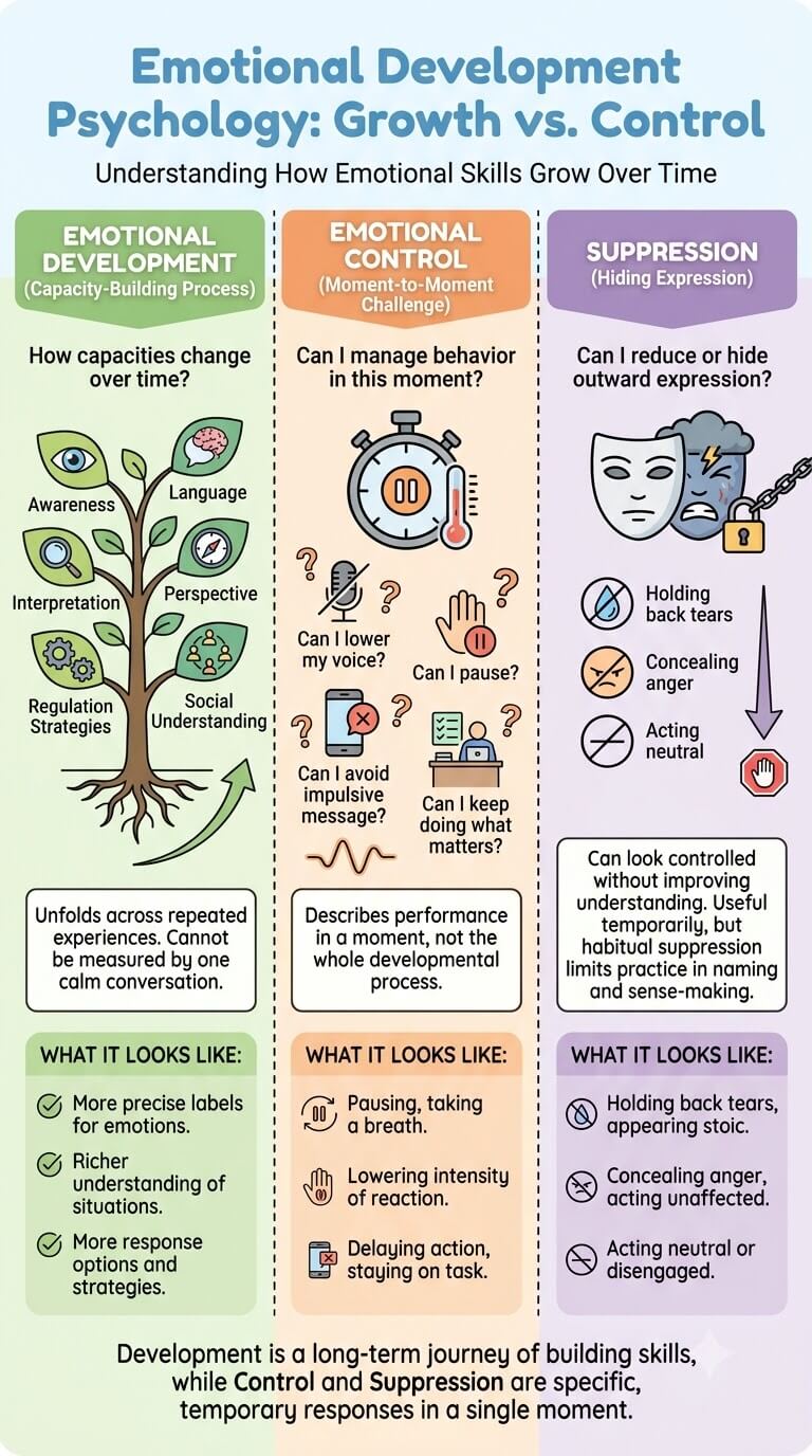 Emotional Development vs Emotional Control