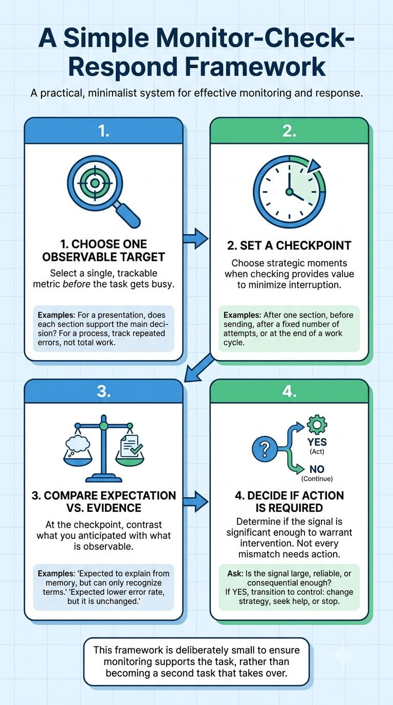 A Simple Monitor-Check-Respond Framework
