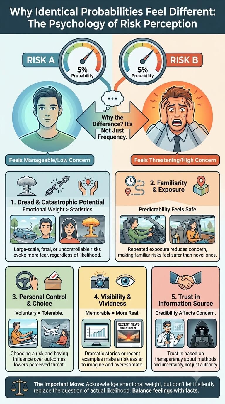 Why Two Risks With Similar Probabilities Can Feel Very Different