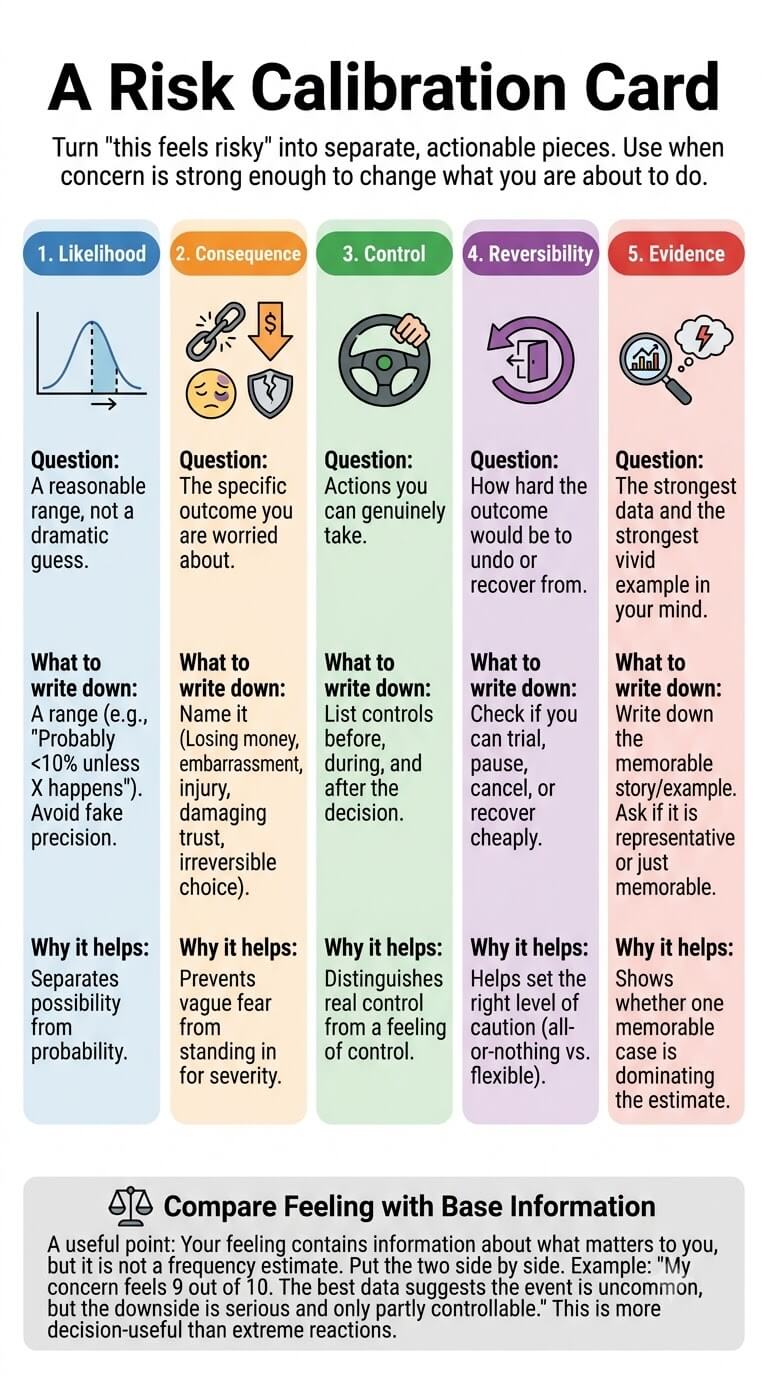 A Risk Calibration Card