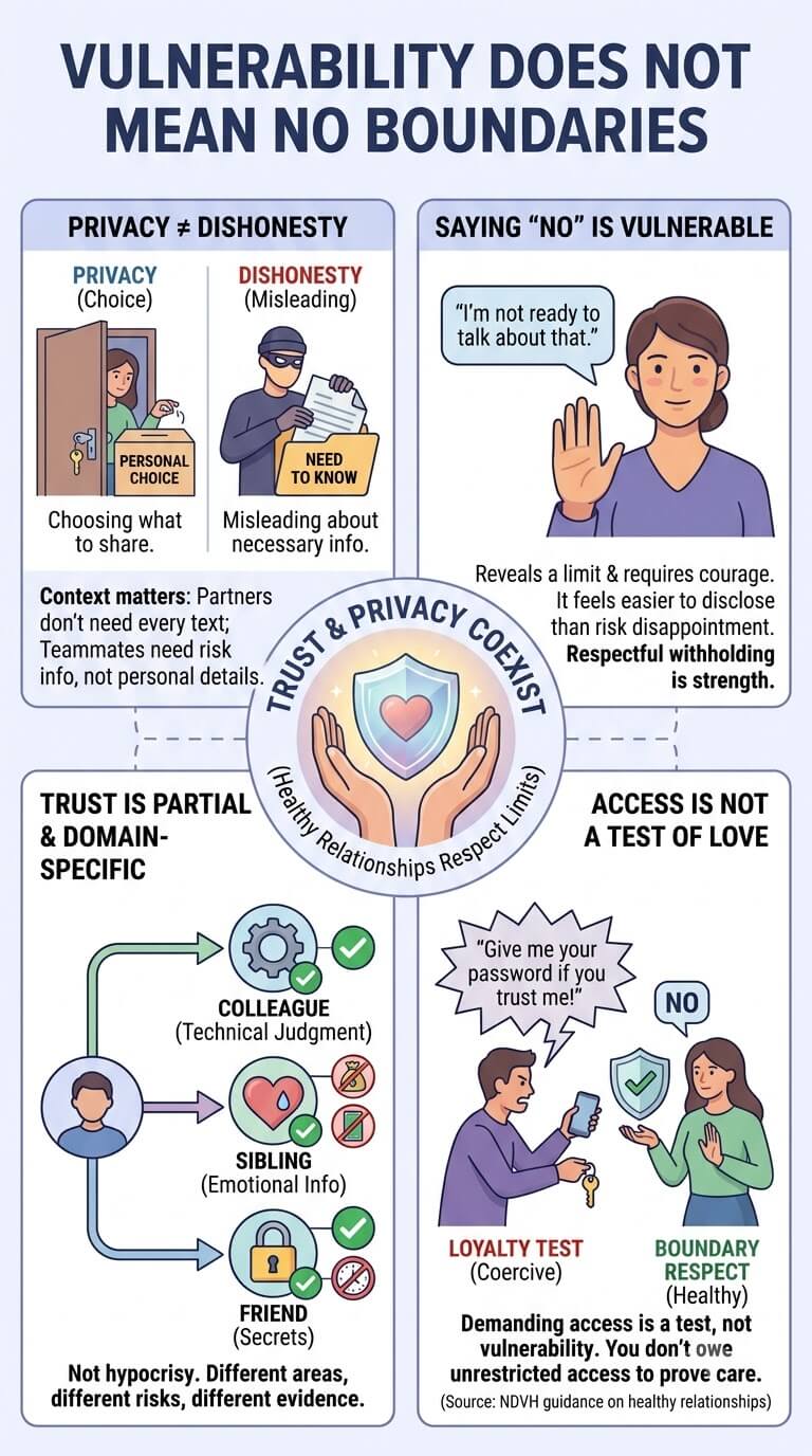 Vulnerability Does Not Mean No Boundaries