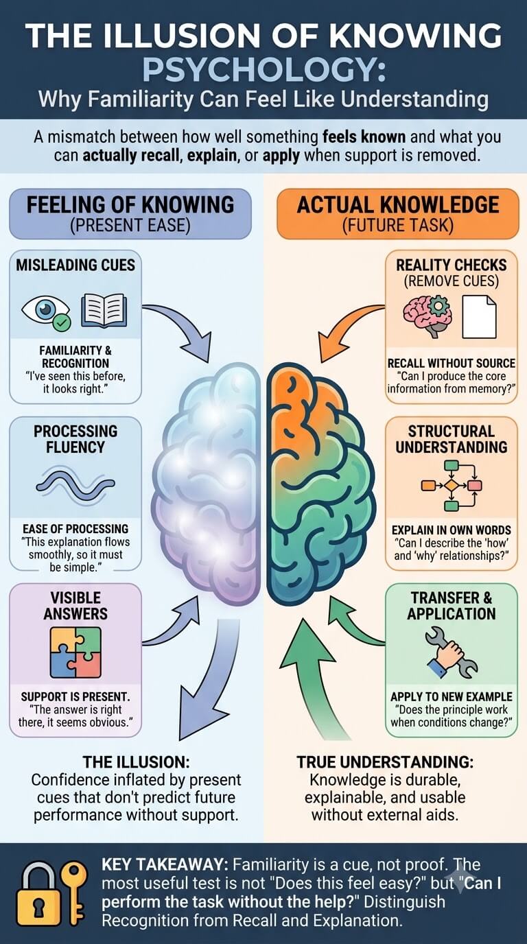 Illusion of Knowing Psychology