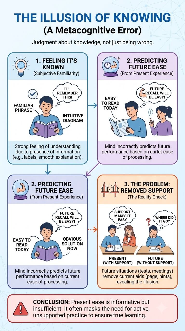 What the Illusion of Knowing Means