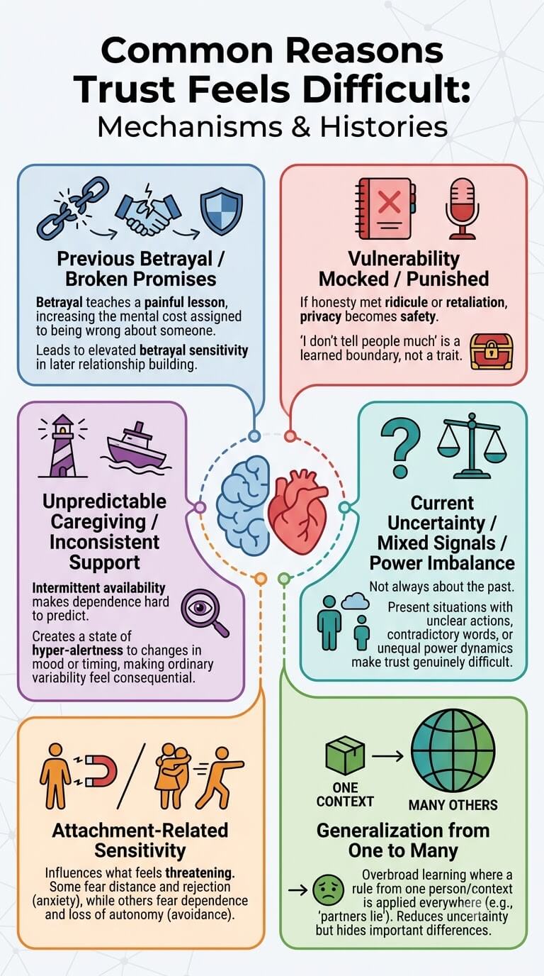 Common Reasons Trust Feels Difficult
