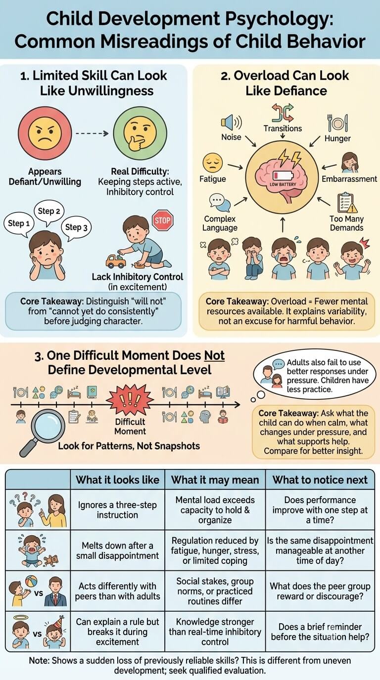 Common Misreadings of Child Behavior