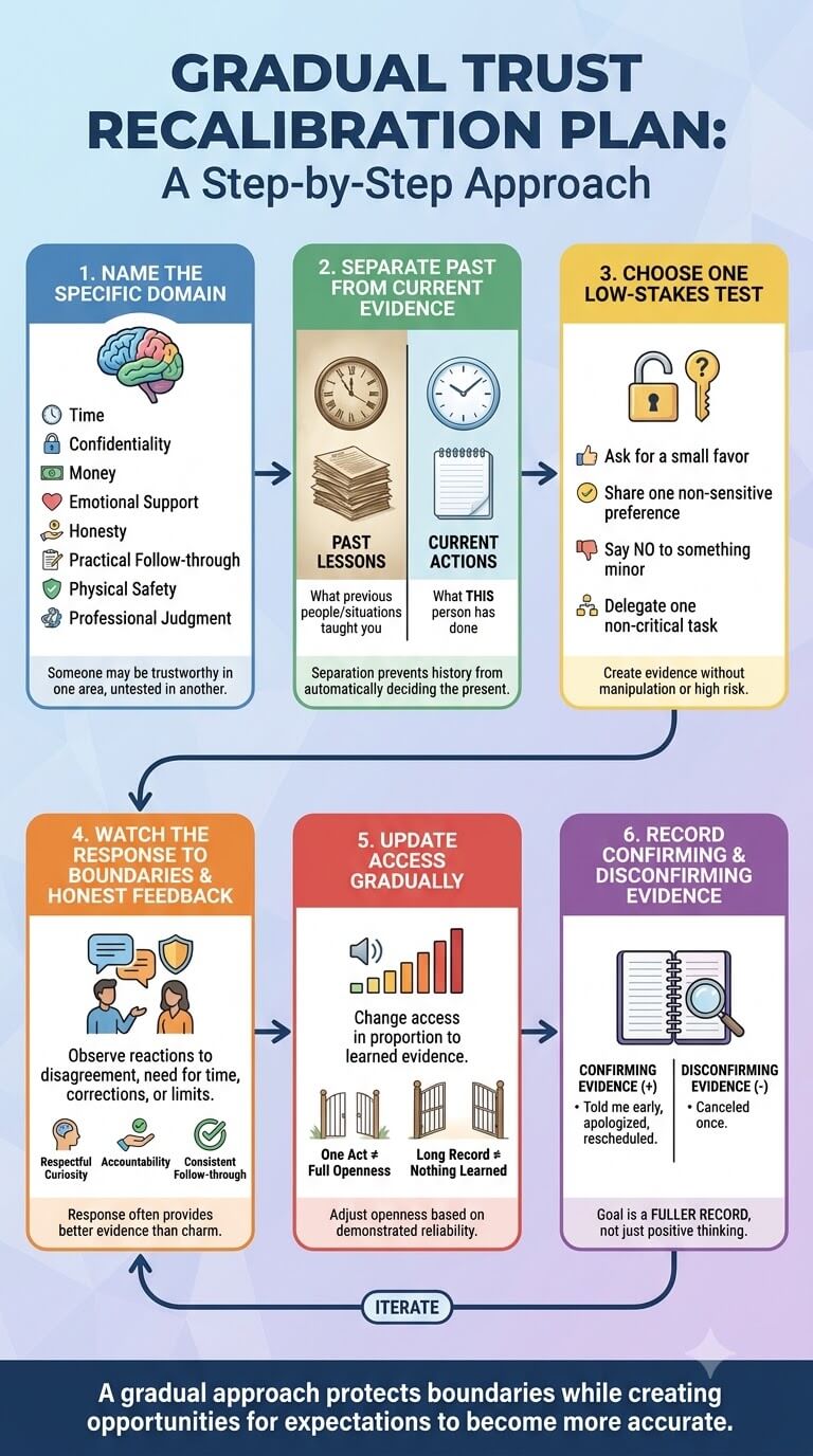 A Gradual Trust Recalibration Plan