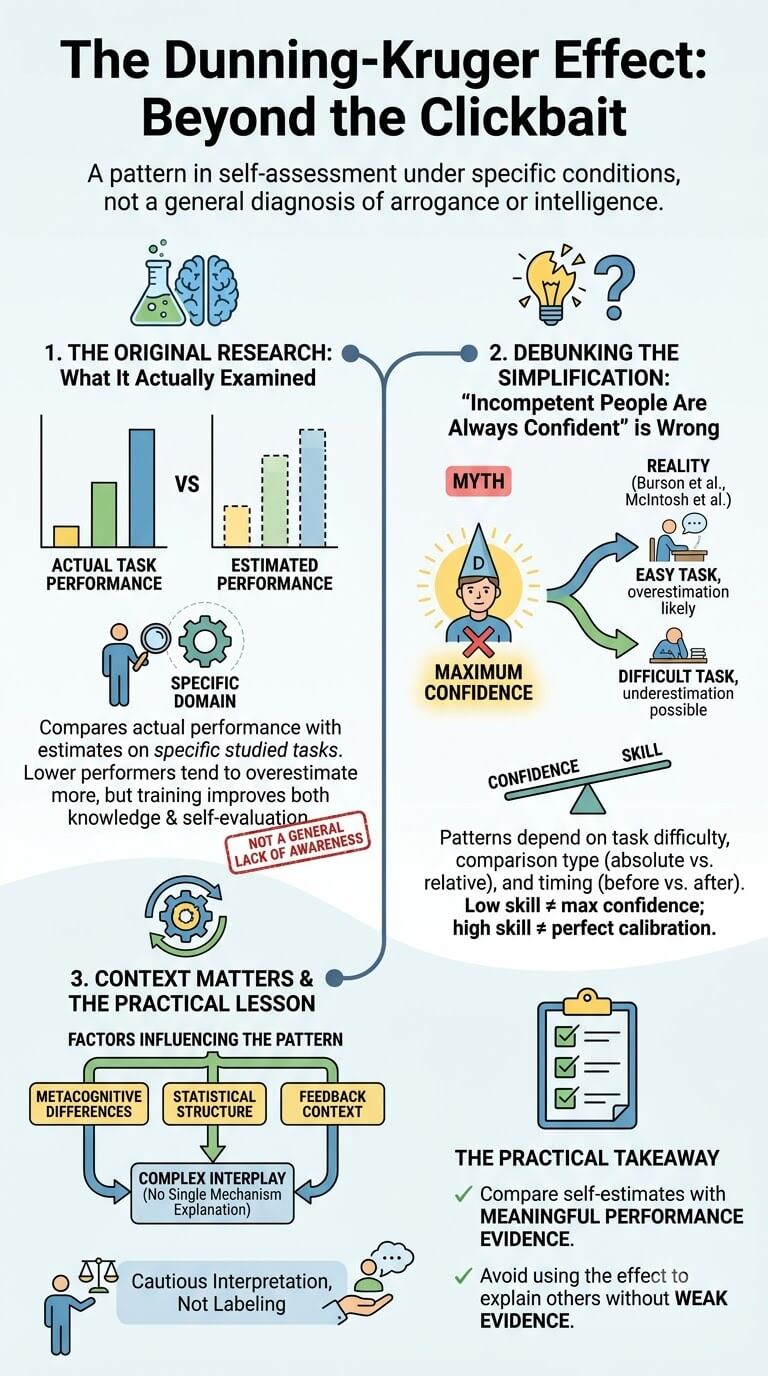 The Dunning-Kruger Effect Without the Clickbait